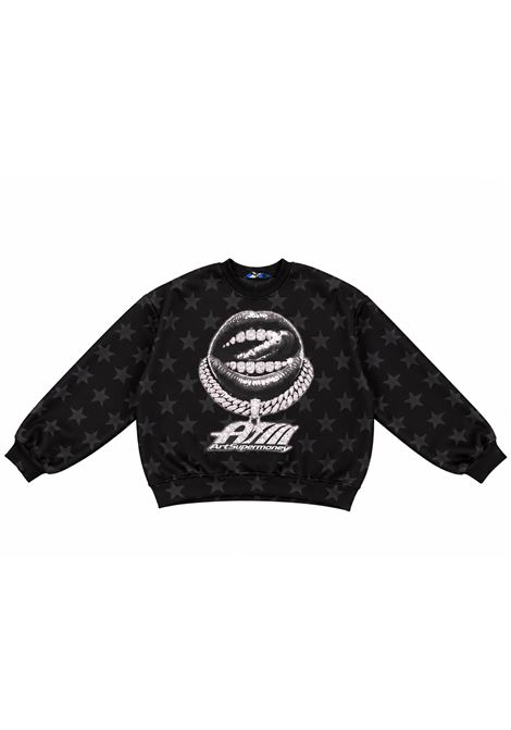 Felpa con strass ARTSUPERMONEY KIDS | SMJST05022BL